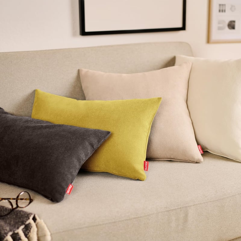 Blumtal Chenille Párnahuzat 60x60 cm 2 db Sötétbarna Rejtett Zippes