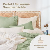 Blumtal Muslin Pamut Ágynemű 155x220 cm + 40x80 cm Oeko-Tex Beige 3