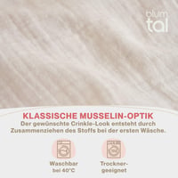 Blumtal Pamut Párnahuzat 80x80 cm 2 db Oeko-Tex Szertifikált Puha Ivory 5