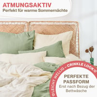 Blumtal Pamut Párnahuzat 80x80 cm 2 db Oeko-Tex Szertifikált Puha Ivory 3