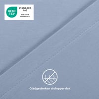 Blumtal Obliečky na vankúš 40x80 cm, 2 ks – 100 % bavlnený džersej, certifikát Oeko-Tex, so zipsom, modré 5