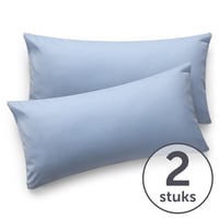 Blumtal Obliečky na vankúš 40x80 cm, 2 ks – 100 % bavlnený džersej, certifikát Oeko-Tex, so zipsom, modré 2