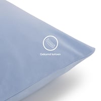 Blumtal Obliečky na vankúš 40x80 cm, 2 ks – 100 % bavlnený džersej, certifikát Oeko-Tex, so zipsom, modré 4