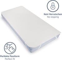 Blumtal Premium Molton Matracvédő 120x200cm, 100% Pamut, Lélegző Matracalátét 2