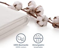 Blumtal Premium Molton Matracvédő 120x200cm, 100% Pamut, Lélegző Matracalátét 4