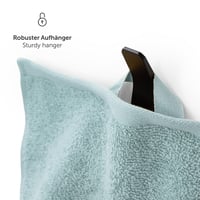 Blumtal prémiová súprava uterákov, 4-dielna, 2x osuška 70x140 cm + 2x uterák na ruky 50x100 cm, 100 % bavlna, Oeko-Tex, svetlomodrá 8