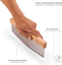Blumtal Profi Pizzavágó 32 cm Éles Kés Pizzához 2