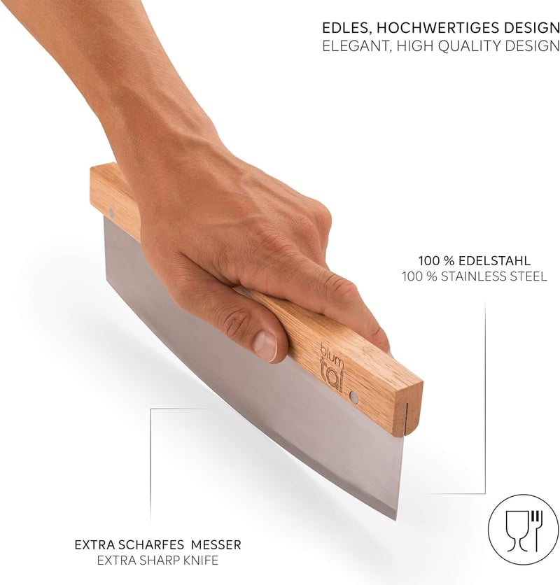 Blumtal Profi Pizzavágó 32 cm Éles Kés Pizzához