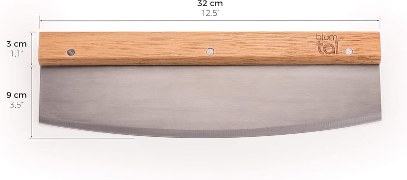 Blumtal Profi Pizzavágó 32 cm Éles Kés Pizzához
