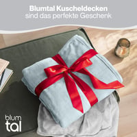 Blumtal Puha Fleece Takaró 220x240 cm Világoskék Oeko-Tex Minősített 5