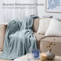 Blumtal Puha Fleece Takaró 220x240 cm Világoskék Oeko-Tex Minősített 6