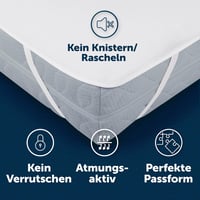 Blumtal Vízhatlan Matracvédő 90x190 cm Pamut Inkontinencia Alátét Mosható 95°C 4