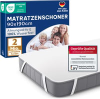 Blumtal Vízhatlan Matracvédő 90x190 cm Pamut Inkontinencia Alátét Mosható 95°C 1