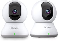 Blurams 2K Háziállat Kamera 360° Éjjellátó Mozgáskövetés 2 Csomag - 2K-2PCS 1