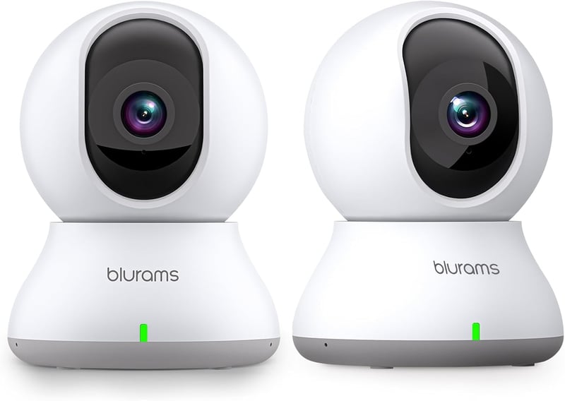 Blurams 2K Háziállat Kamera 360° Éjjellátó Mozgáskövetés 2 Csomag - 2K-2PCS