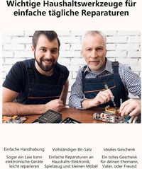 Bluvizo 122 darabos precíziós szerelőszerszám készlet mágneses mini csavarhúzó CR-V acél 101 bit PC laptop mobil telefon szemüveg PS5-hoz 8