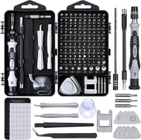 Bluvizo 122 darabos precíziós szerelőszerszám készlet mágneses mini csavarhúzó CR-V acél 101 bit PC laptop mobil telefon szemüveg PS5-hoz 1