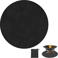 BlyeMichdi 120x120 cm kerek tűzálló grillezőpad, 3 rétegű hővédelem - 120cm 8