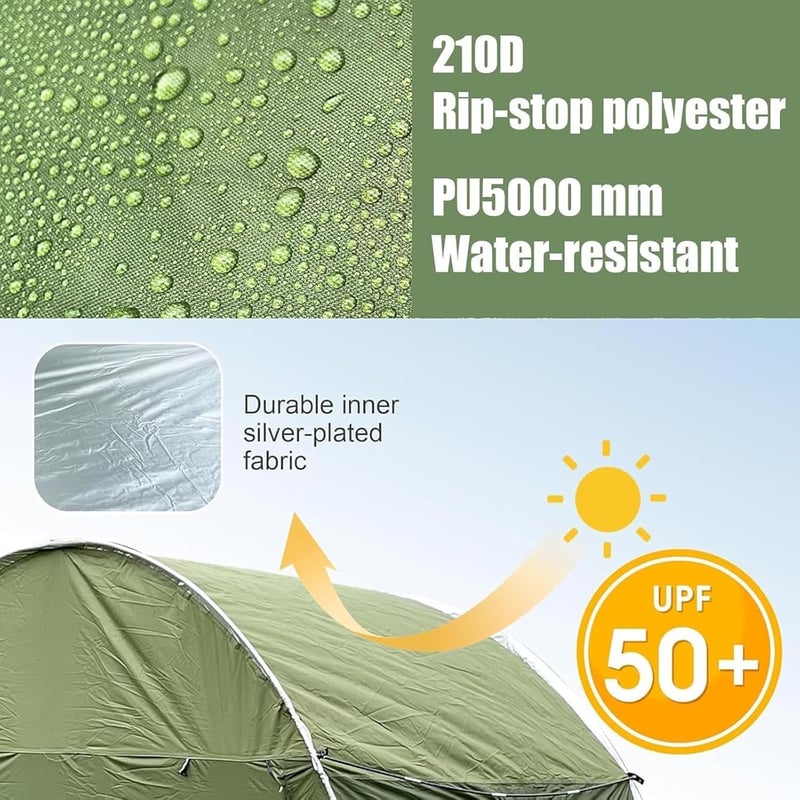 BMDHA Autó Hátulsó Sátor 300x150x210cm 2-3 Személyes SUV/PKW Camping