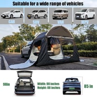 BMDHA Autó Hátulsó Sátor 300x150x210cm 2-3 Személyes SUV/PKW Camping 4