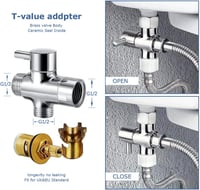 BMK Rozsdamentes Bidet Zuhanyfej Vízspórlós Wc Bidé Szett - Silver 6
