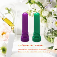 Bmliingchau Mirisni aromatični štapići, inhalator s eteričnim uljem, nazalni inhalator u olovci, pakiranje od 20 komada, aromaterapijski štapić za disanje 4