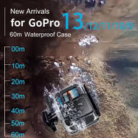 BMUUPY Kiegészítő Szett GoPro Hero 13 Black kamerához - vízálló tok, biciklis tartó, fejpánt 5