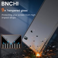 Set 2 folii de sticlă securizată mată BNCHI pentru Samsung Galaxy A37 - protecție ecran anti-amprentă, anti-reflexie, rezistentă la zgârieturi și compatibilă cu recunoașterea facială 5