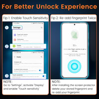 Set 2 folii de sticlă securizată mată BNCHI pentru Samsung Galaxy A37 - protecție ecran anti-amprentă, anti-reflexie, rezistentă la zgârieturi și compatibilă cu recunoașterea facială 6