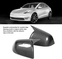 Bnineteenteam Szénszálas Hatású Visszapillantó Tükörkupak Tesla Model Y-hoz (2020-2023) - Fényes Oldalsó Tükörborítás 7