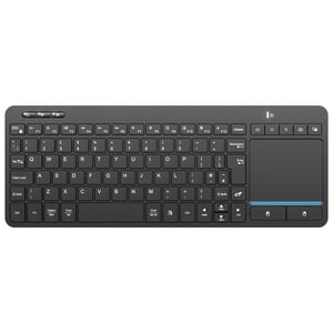 Bnnwa Bluetooth klávesnica s touchpadom, 3 zariadenia, UK QWERTY