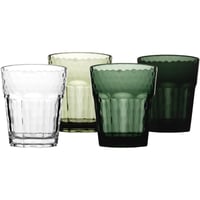 Sada kempingových pohárov Bo-Camp Mix&Match – Cestovné poháre na vodu a víno, 200 ml, zelené, 4 ks 1