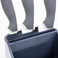 BOAA Fresh Evőeszköz Rendszerező Szett - Konyhai Eszköztartó Mosogatóhoz, Fehér-Szürke, 3 Részes, BPA-mentes Műanyag, Könnyen Tisztítható 8
