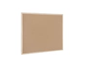 Korková nástenka BoardsPlus 80x60 cm s dreveným rámom a 6 pripináčikmi, kancelárska tabuľa na stenu 3