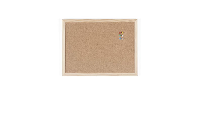 Korková nástenka BoardsPlus s borovicovým rámom – 40x30 cm
