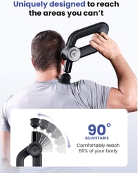 Bob and Brad D6 Pro masszázspisztoly 16mm amplitúdó OLED kijelző hordtáskával - Black 4