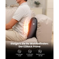 Masážny prístroj na chrbát BOB AND BRAD EZBack Prime Shiatsu s funkciou vyhrievania, elektrický masážny prístroj na krk a chrbát s diaľkovým ovládaním, 3 intenzity a režimy, masáž krku, ramien a drieku, na doma aj do kancelárie 2