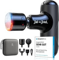 BOB AND BRAD Q2 Pro Mini Masszázspisztoly Hideg-Meleg Funkcióval - Hordozható Izommasszírozó 5 Sebességgel, Mély Szöveti Masszázshoz, Izomre 1