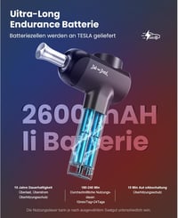 BOB AND BRAD X6 Pro Max Masszázspisztoly Meleg-Hideg Fejjel, 11mm Amplitúdó, 5 Sebességfokozat, Izomfájdalom Enyhítésre, USB-C Töltés, Hordo 7