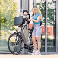 Adaptor Bobike A-head Plus (8015300353) pentru scaun de bicicletă pentru copii, compatibil cu modelele Go Mini, One Mini și Evolve Mini, pentru tijă de ghidon MTB standard, negru 9