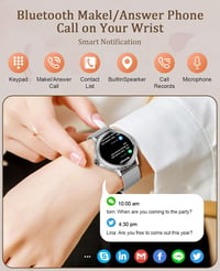 BOCLOUD Okosóra - IP68 Vízálló Fitness Tracker, Véroxigén/Pulzusmérő, 100 Sportmód, Bluetooth Hívás, Android/iPhone Kom 6