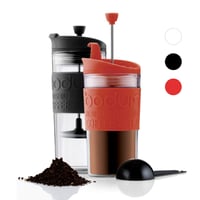 Bodum 11102-913S Travel Press putna šalica za kavu s prešom i poklopcem, 0,35 L, bijela/prozirna, plastika 2