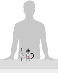 Bodum Caffettiera Fekete Franciasürgős Kávéfőző 350ml - Boroszilikát Üveg 2