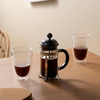 Bodum Caffettiera Fekete Franciasürgős Kávéfőző 350ml - Boroszilikát Üveg 4