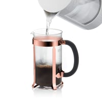 Bodum Chambord French Press aparat za kavu 1 l, boja bakra, s filtrom od nehrđajućeg čelika, vatrostalnim staklom, bez BPA, perivo u perilici posuđa, za 8 šalica 7