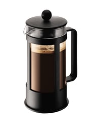 Kávovar Bodum Kenya French Press 350 ml, 3 šálky, čierny, manuálna príprava kávy — vnútro nesie známky používania (stav: pozri 2. obrázok) 3