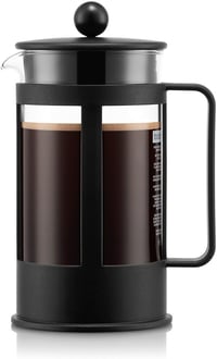 Bodum Kenya Kávéfőző 1L 8 Csésze Franciaprés Boroszilikát Üveg Rozsdamentes Acél 1