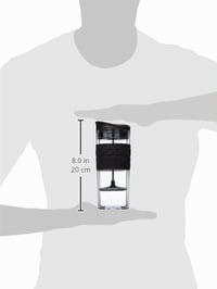Cestovný termohrnček na kávu a čaj s French Pressom Bodum, 0,45 litra, čierny 3