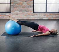 Minge de gimnastică BODYMATE cu pompă și e-book – fitness, yoga, pilates, scaun de birou, întărirea spatelui și antrenamentul mușchilor abdominali (core) 7