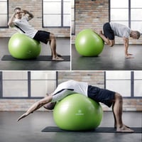 Minge de gimnastică BODYMATE cu pompă și e-book – fitness, yoga, pilates, scaun de birou, întărirea spatelui și antrenamentul mușchilor abdominali (core) 6